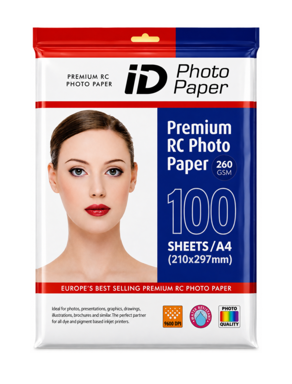 ID Premium RC Photo Paper (100 Sheet) A4 240 GSM