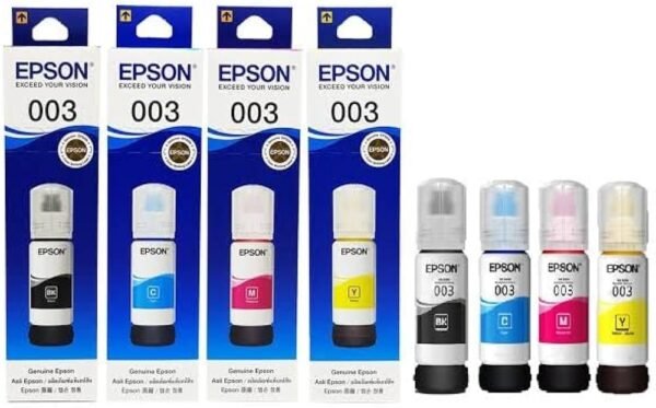 Epson 003 Ink 65ml 1 Set of Combo Printer Colors